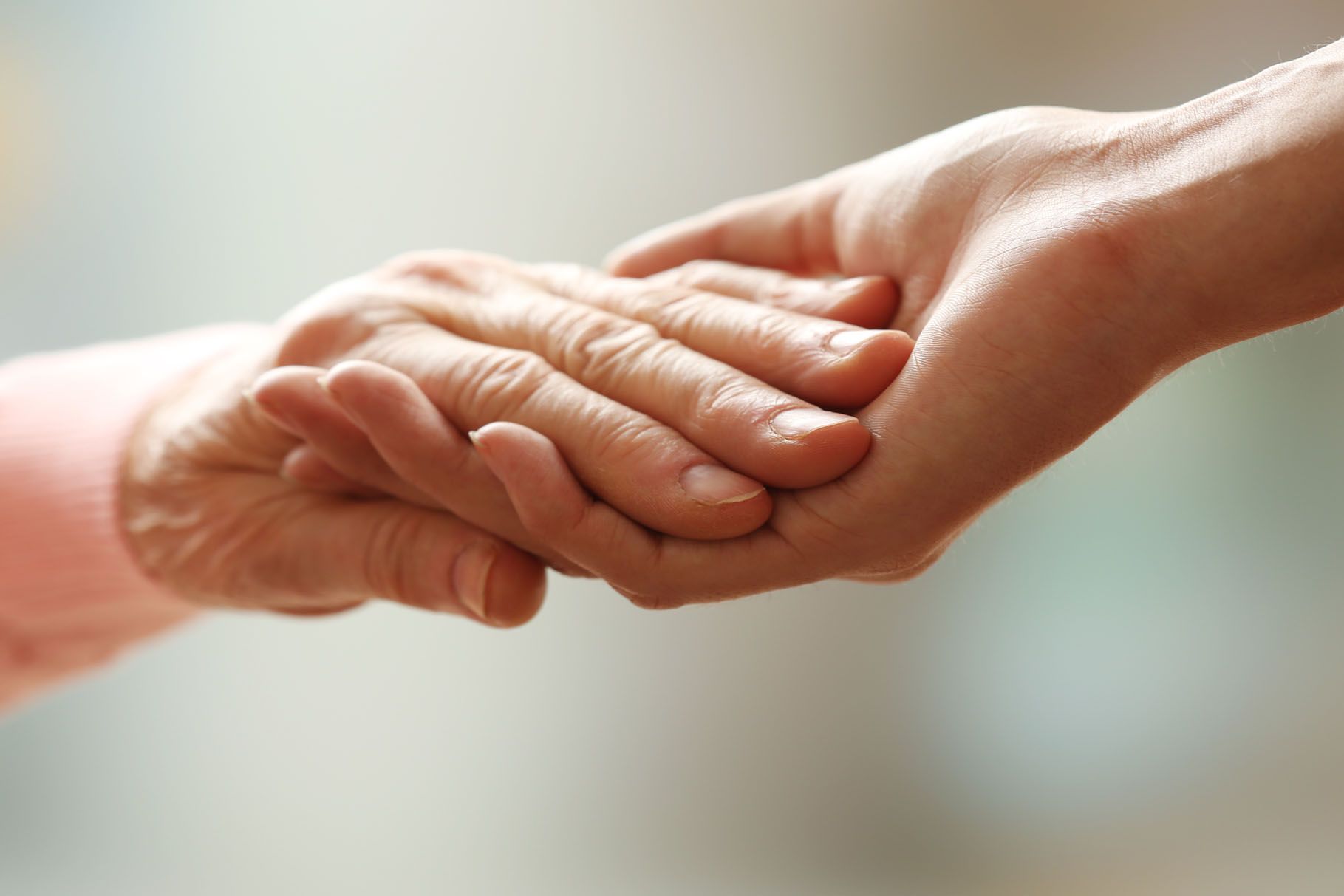Holding hands